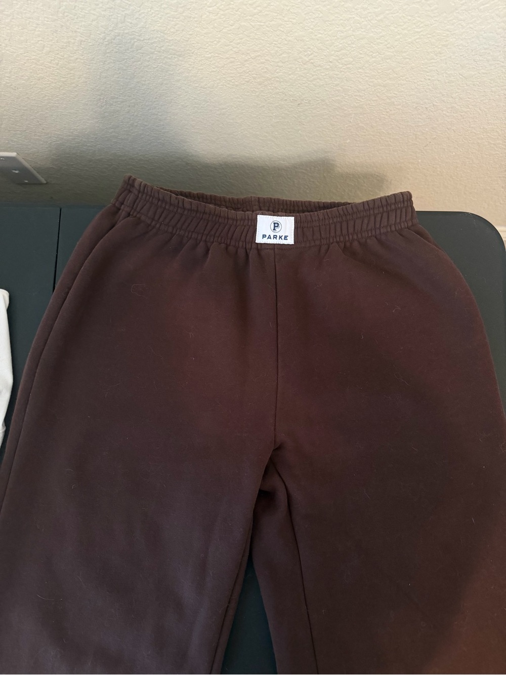 Parke Women's Chocolate Brown Elastic-Waist Joggers